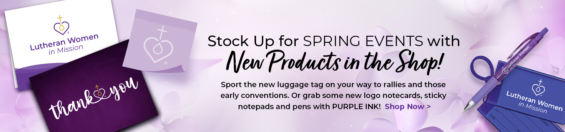 Stock up for spring events with new products in the Shop. Shop Now.